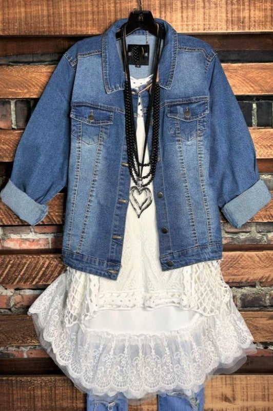 MY GO TO STYLE ICON JACKET BLUE DENIM