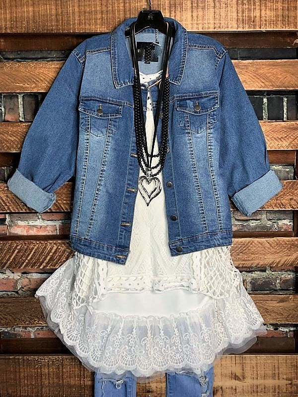 MY GO TO STYLE ICON JACKET BLUE DENIM