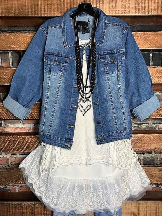 MY GO TO STYLE ICON JACKET BLUE DENIM