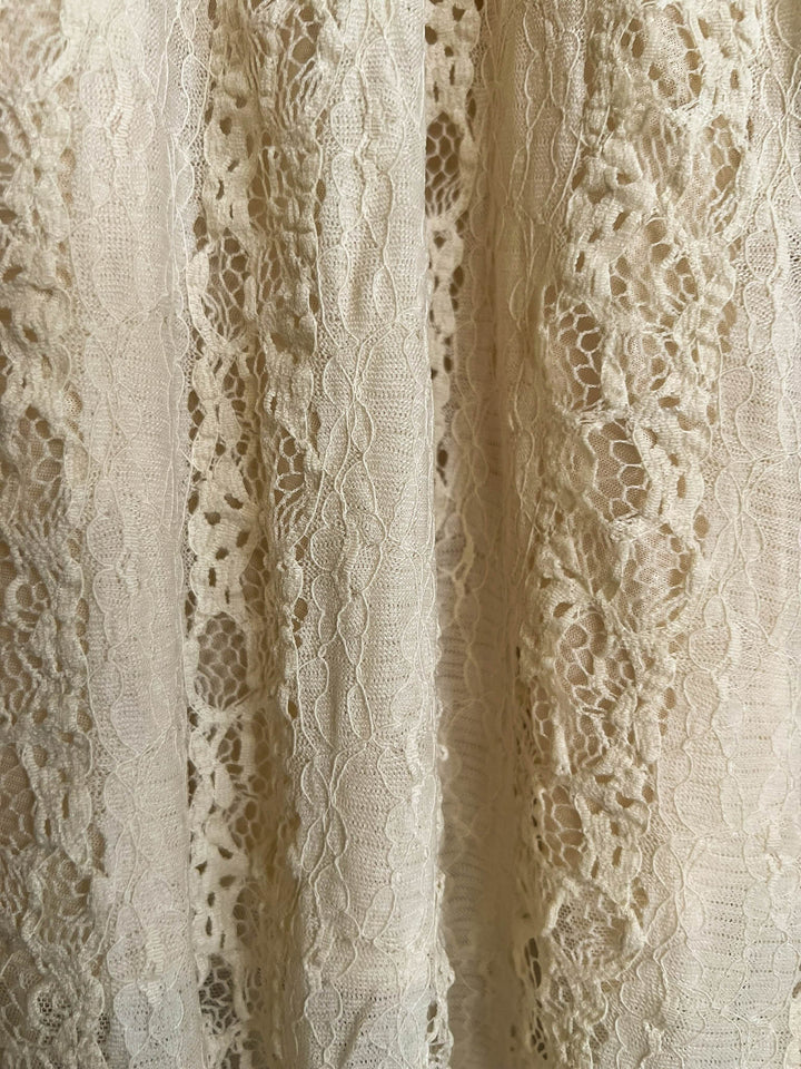 Let Me Call You Sweetheart Beige Lace Layered Tunic