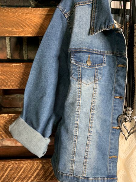 MY GO TO STYLE ICON JACKET BLUE DENIM