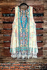 A NIGHT TO REMEMBER LACE LAYERED TUNIC IN TURQUOISE & BEIGE