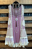 DREAMS OF YOU LACE DRESS IN LAVENDER SIZE 6-24------------SALE