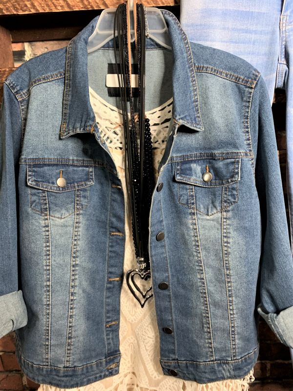MY GO TO STYLE ICON JACKET BLUE DENIM