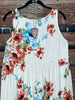 BEAUTY OF THE SEASON FLORAL DRESS IN IVORY & MIX