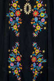 Beauty in The Details Black Floral Embroidered Dress-------Sale