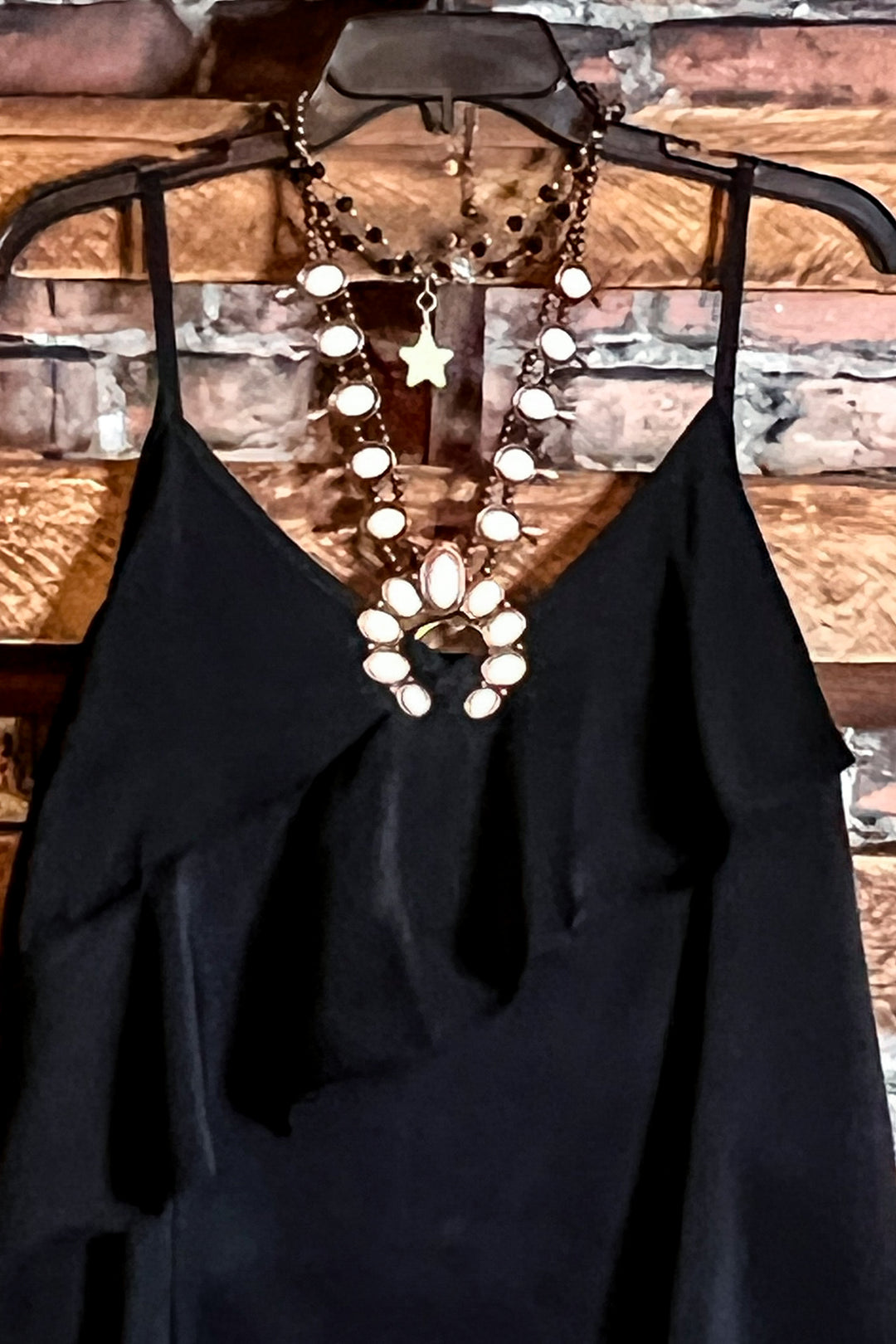 MY SWEET LOVE STYLISH SATIN TOP IN BLACK