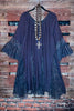 BOHO-CHIC LACE VINTAGE SWING OVERSIZED DRESS IN DARK GRAY