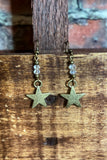 A Star is Born Earrings in Bronze Star Charm