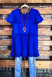 HOLDING OUT HOPE BABYDOLL IN ROYAL BLUE
