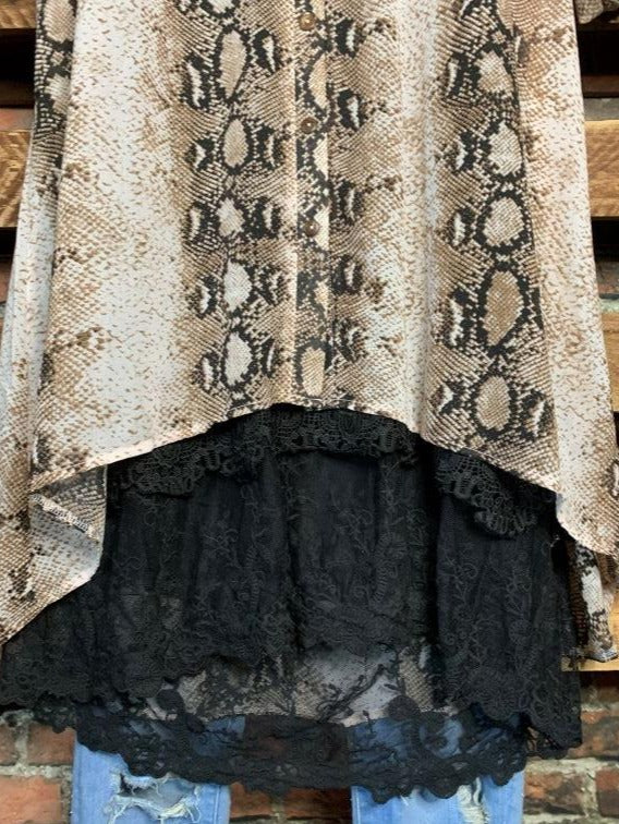 CHARMING AS CAN BE Long SHIRT TUNIC IN MULTI-COLOR--------------SALE