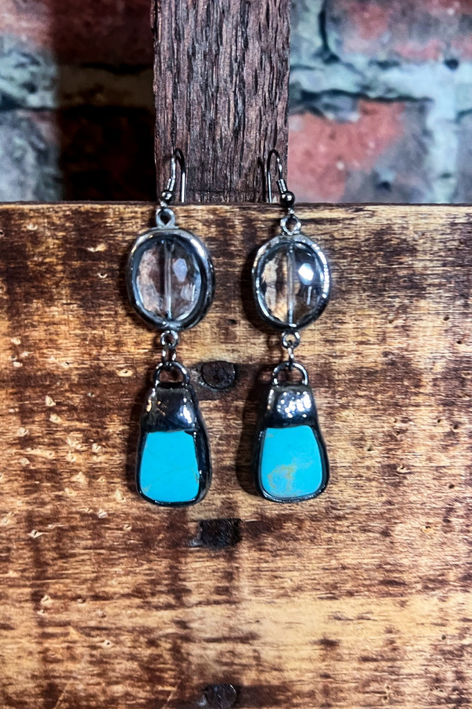 Sweet On You Natural Stone Fish Earrings