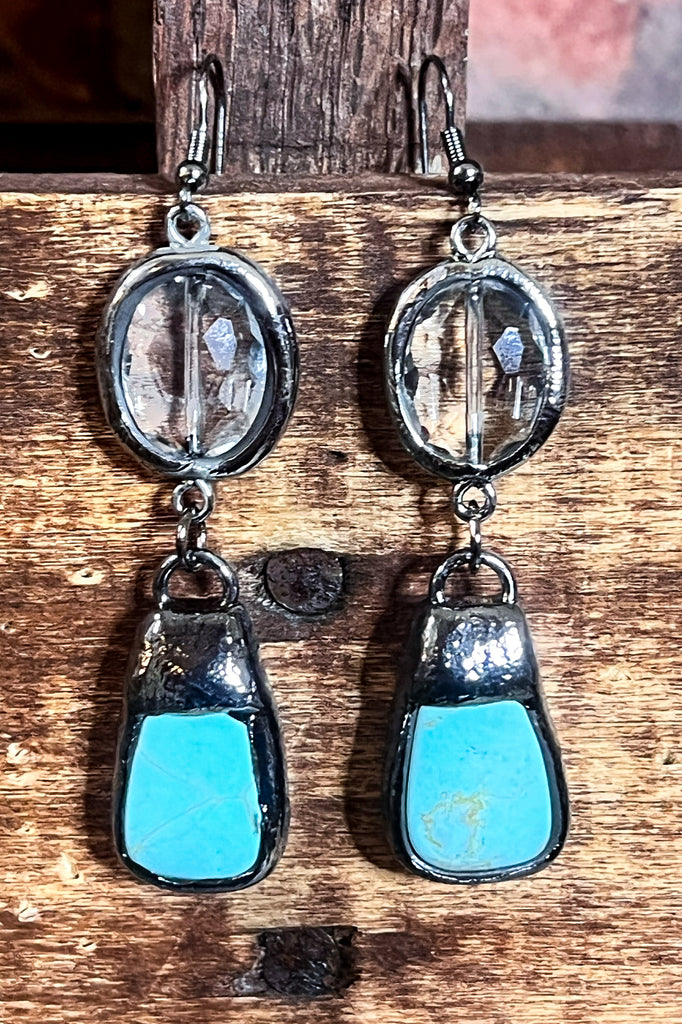 Sweet On You Natural Stone Fish Earrings