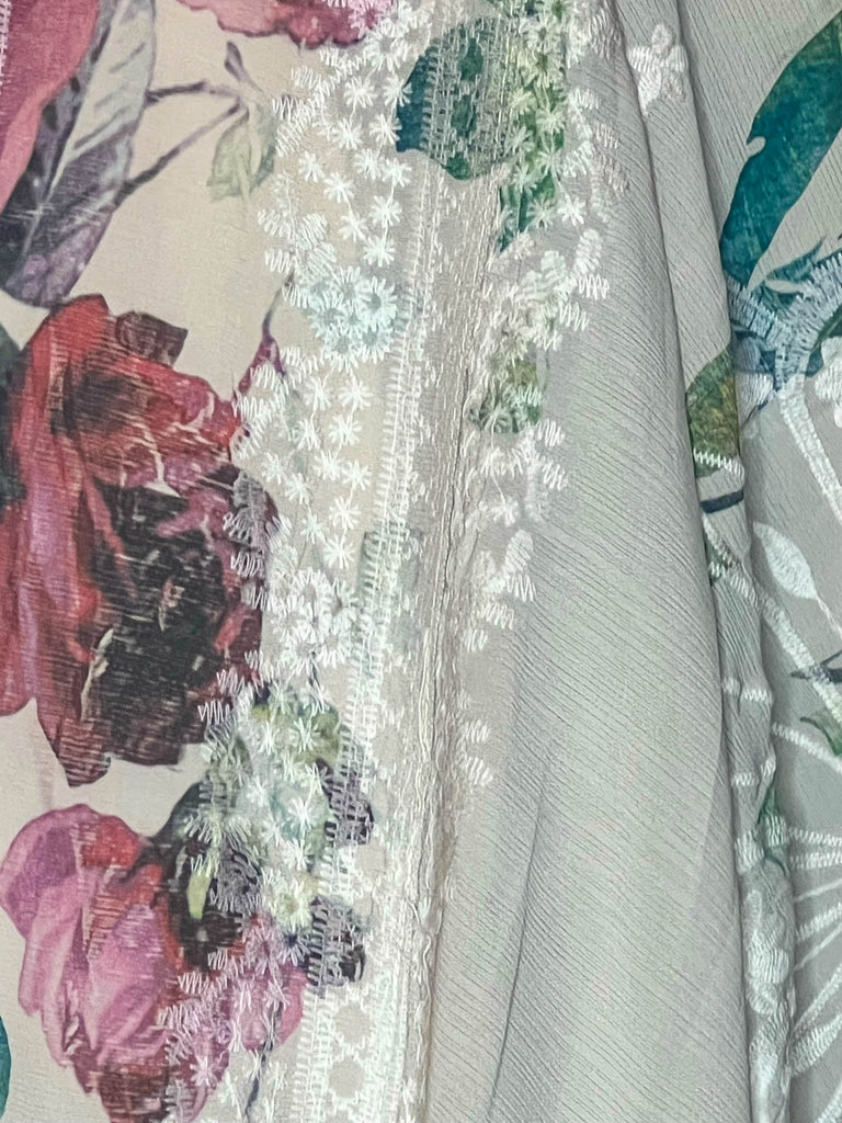 PRECIOUS LOVE VINTAGE INSPIRED OVERSIZED KIMONO MULTI-COLOR