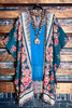 BEYOND BEAUTY OLIVE FLORAL OVERSIZED KIMONO