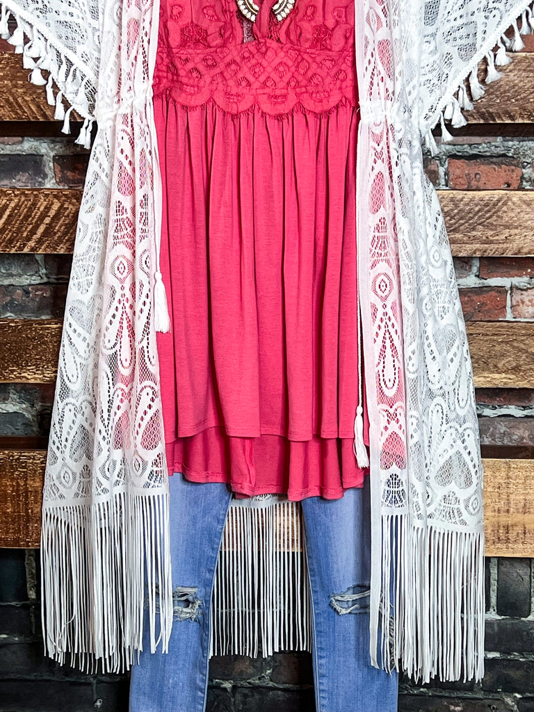 SUMMER POOL BEACH COVER UP KIMONO IN WHITE----------SALE