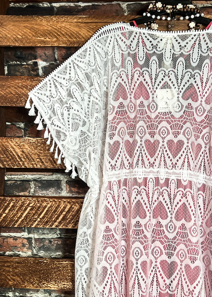SUMMER POOL BEACH COVER UP KIMONO IN WHITE----------SALE