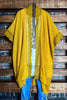 MATTERS OF THE HEART LACE MUSTARD DUSTER KIMONO