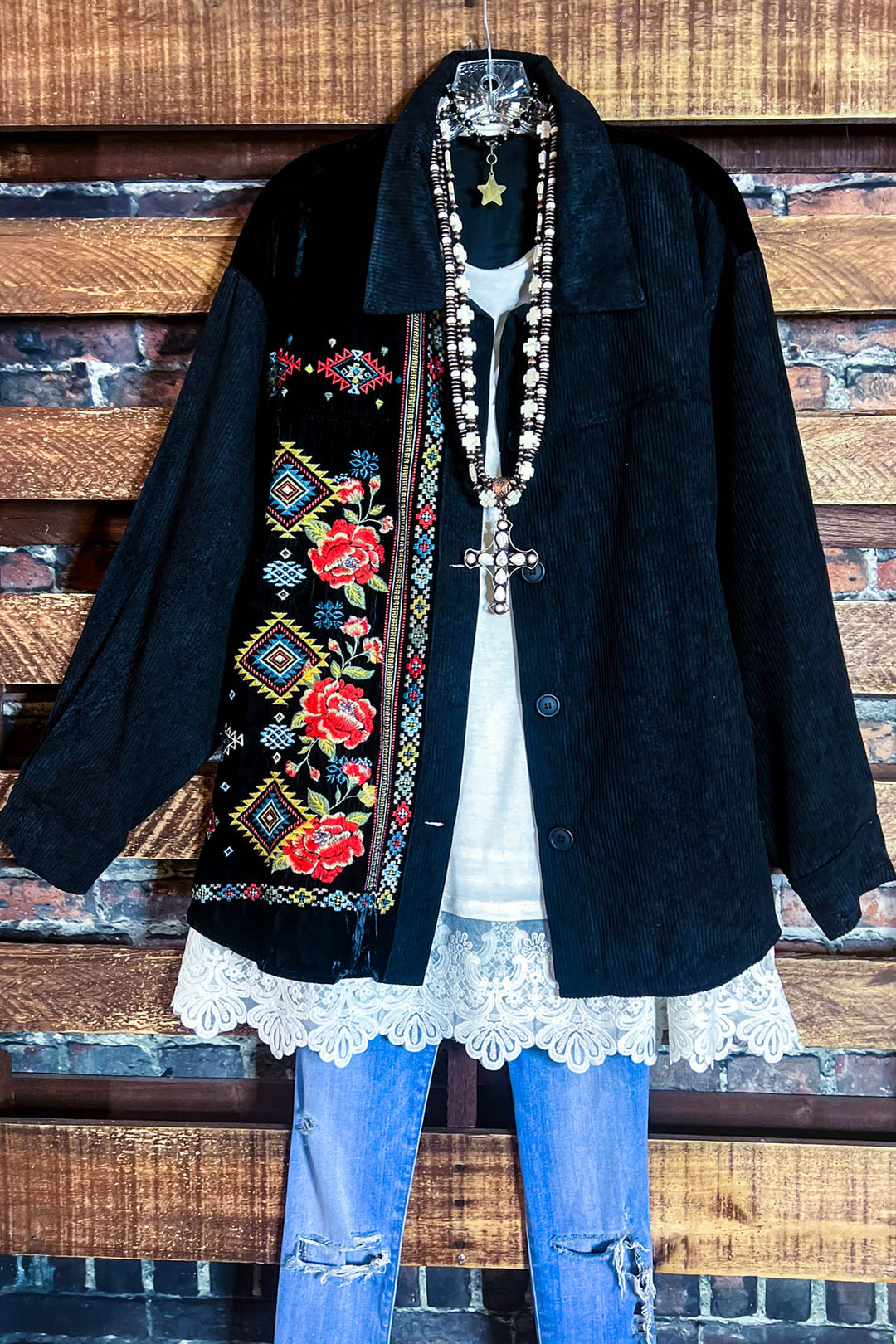 16-18 SIZE -VELVET & CORDUROY SHIRT-------SALE