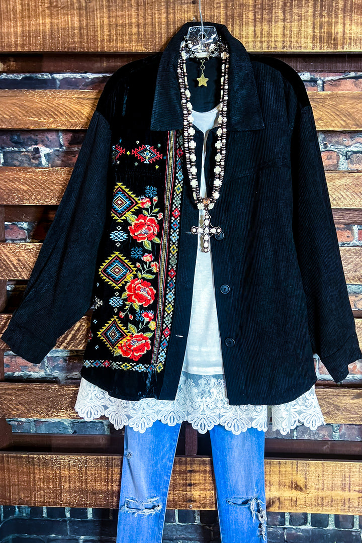 16-18 SIZE -VELVET & CORDUROY SHIRT-------SALE