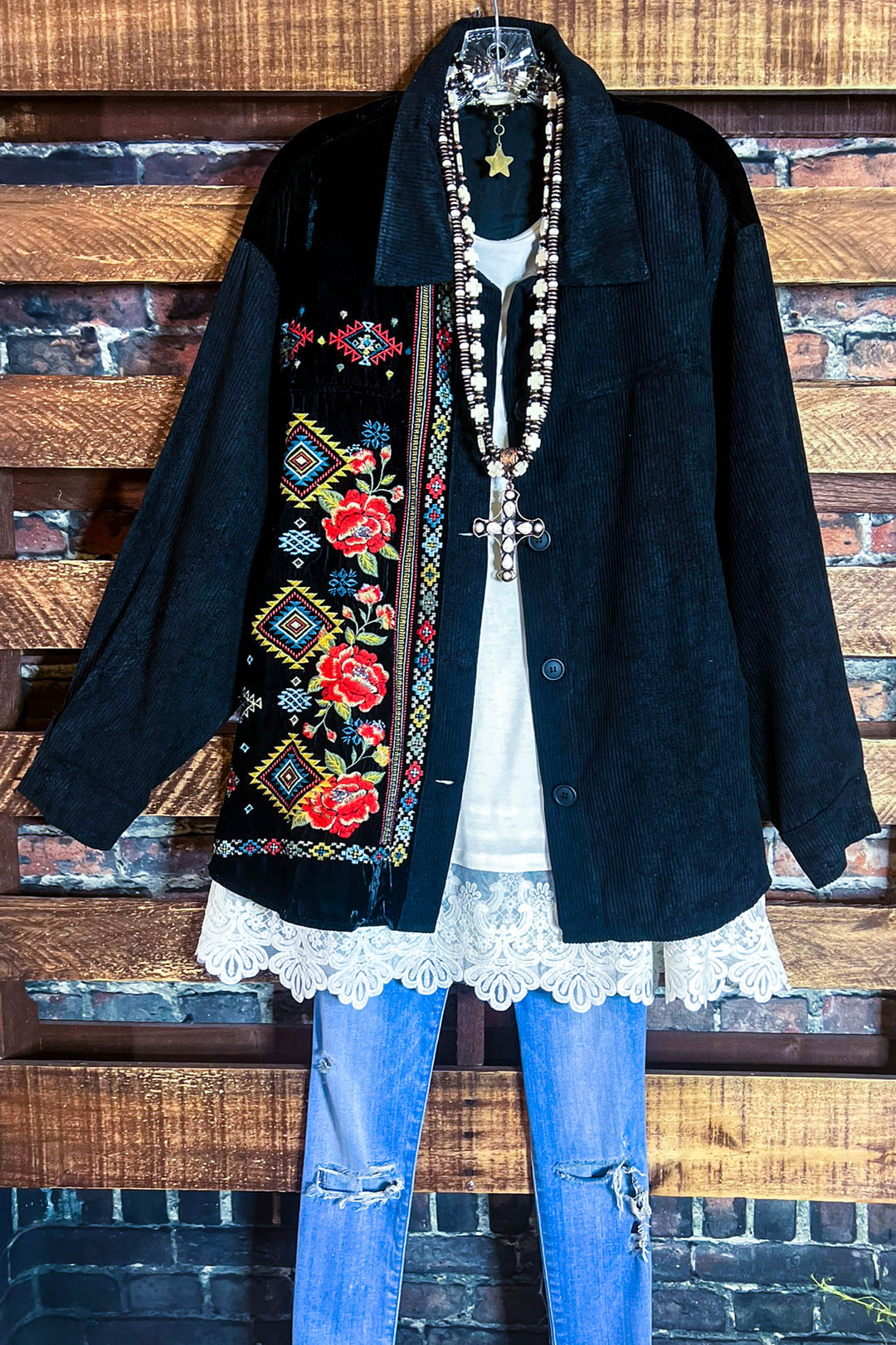 16-18 SIZE -VELVET & CORDUROY SHIRT-------SALE