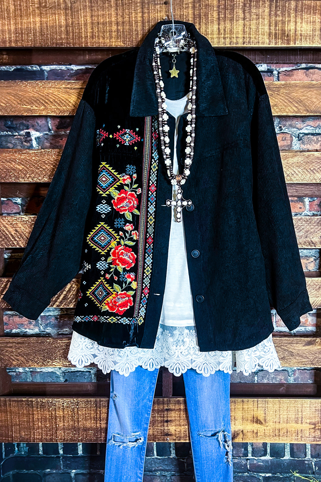 16-18 SIZE -VELVET & CORDUROY SHIRT-------SALE