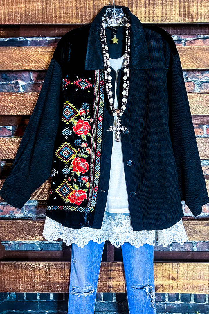 16-18 SIZE -VELVET & CORDUROY SHIRT-------SALE