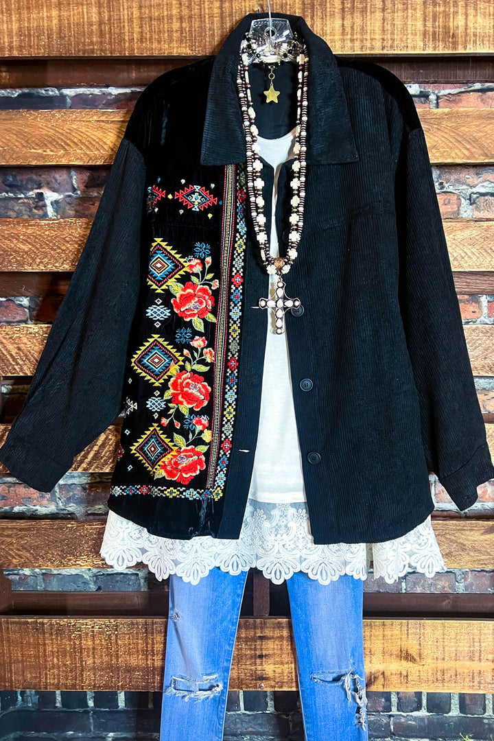 16-18 SIZE -VELVET & CORDUROY SHIRT-------SALE