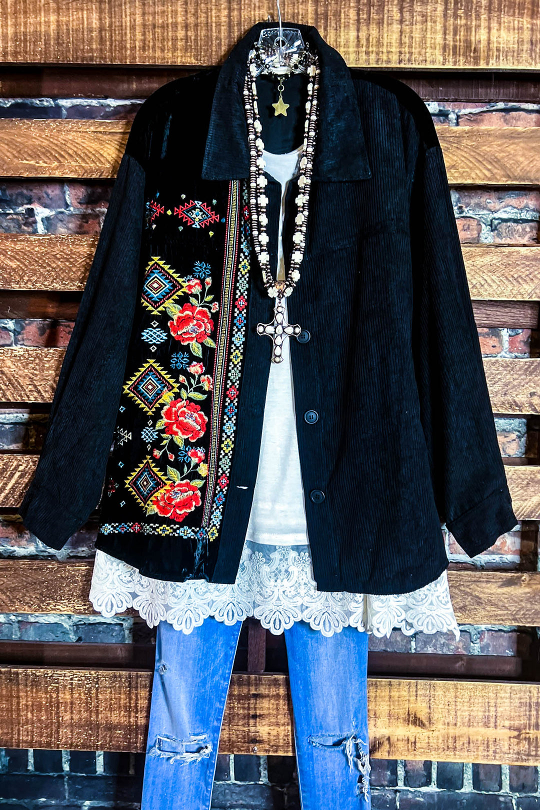 16-18 SIZE -VELVET & CORDUROY SHIRT-------SALE