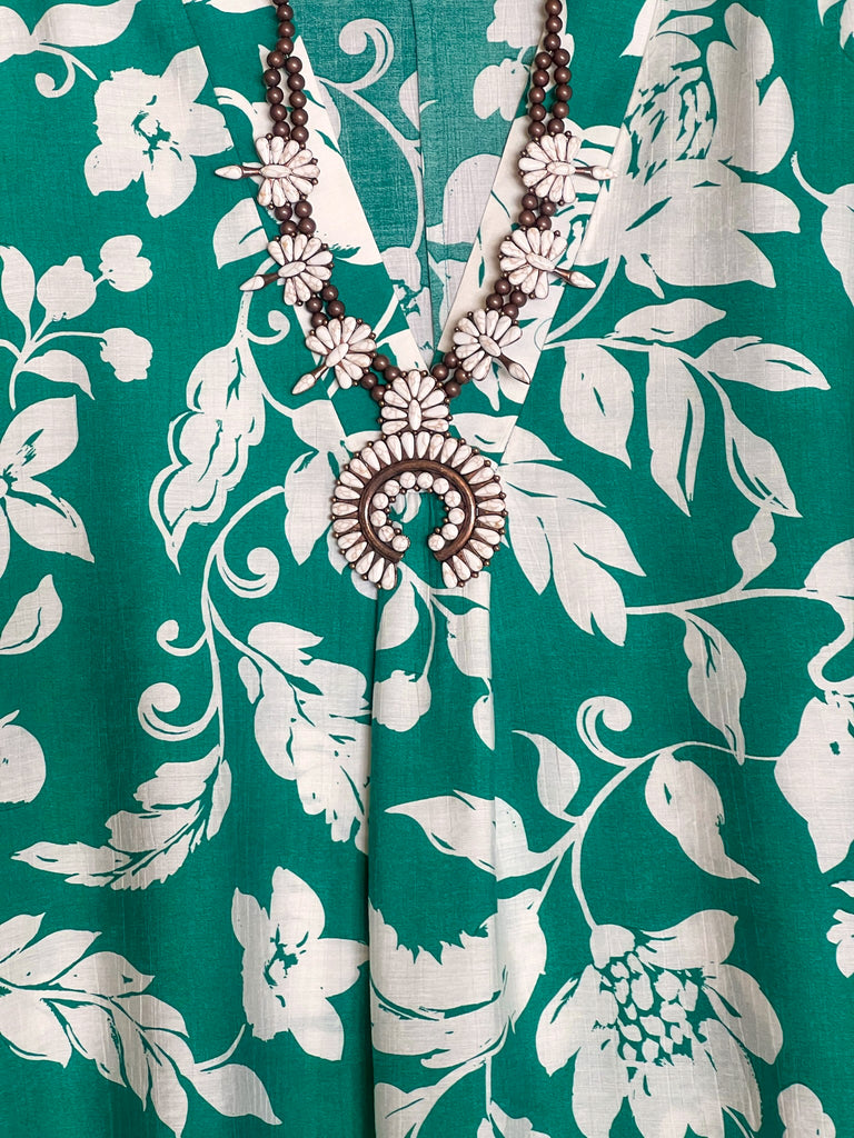 BLOUSE IN GREEN & WHITE------------SALE