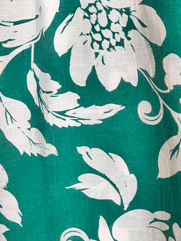 BLOUSE IN GREEN & WHITE------------SALE