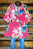 BERRY & MULTI-COLOR 3X 4X 5X TUNIC --------- SALE