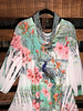 CRYSTAL TUNIC IN IVORY & MULTI-COLOR