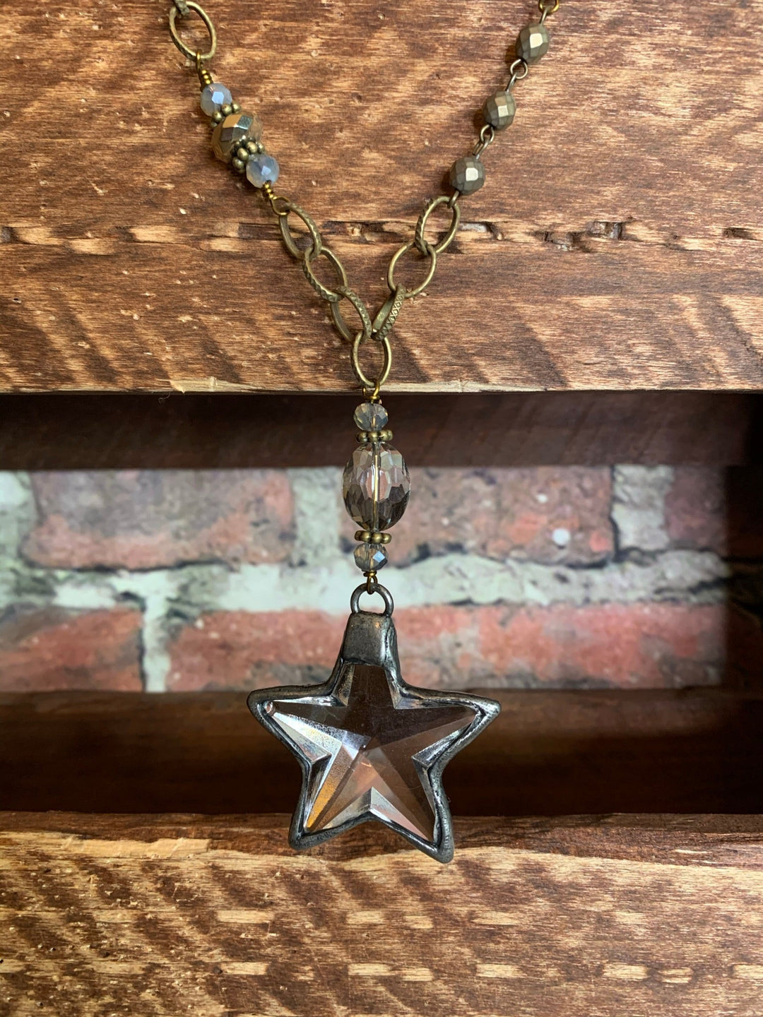 MY LUCKY NORTH STAR CRYSTAL NECKLACE