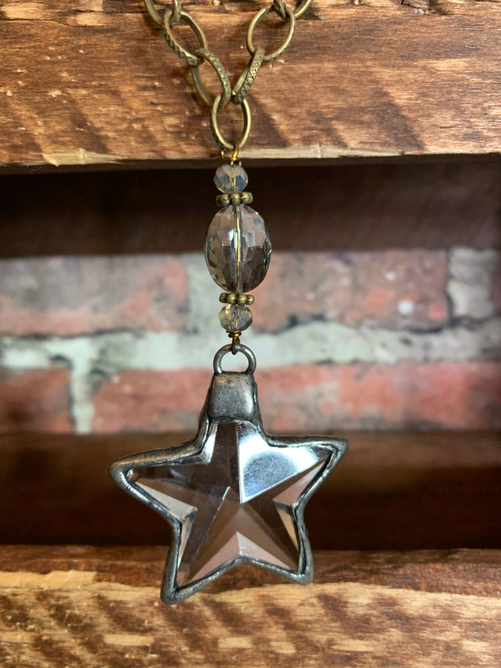 MY LUCKY NORTH STAR CRYSTAL NECKLACE