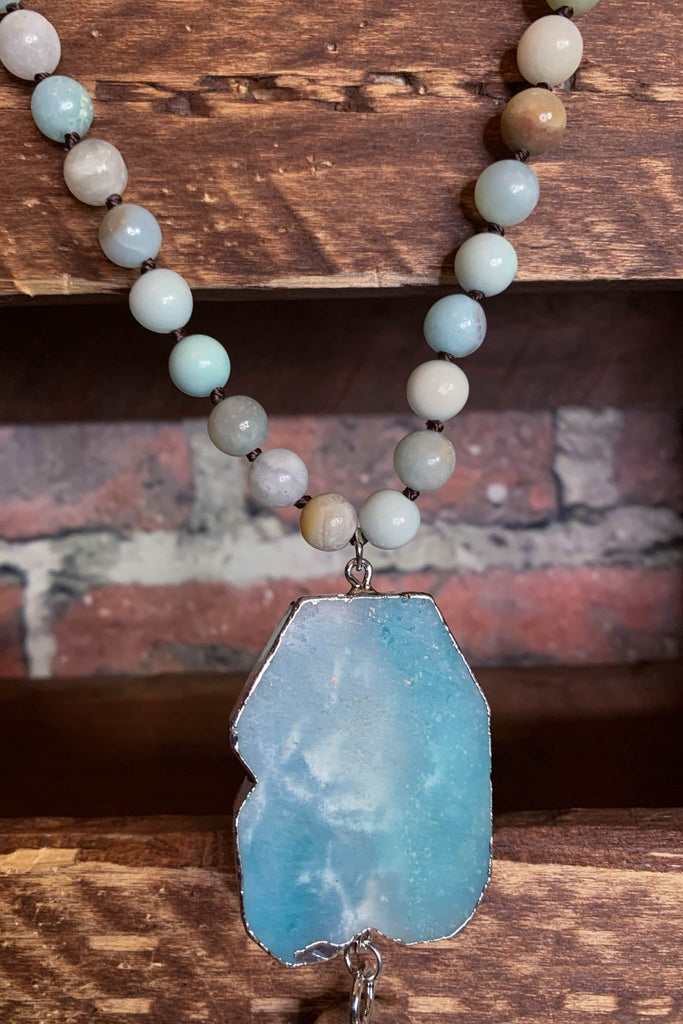 Piece of Paradise Coast Natural Stone Necklace