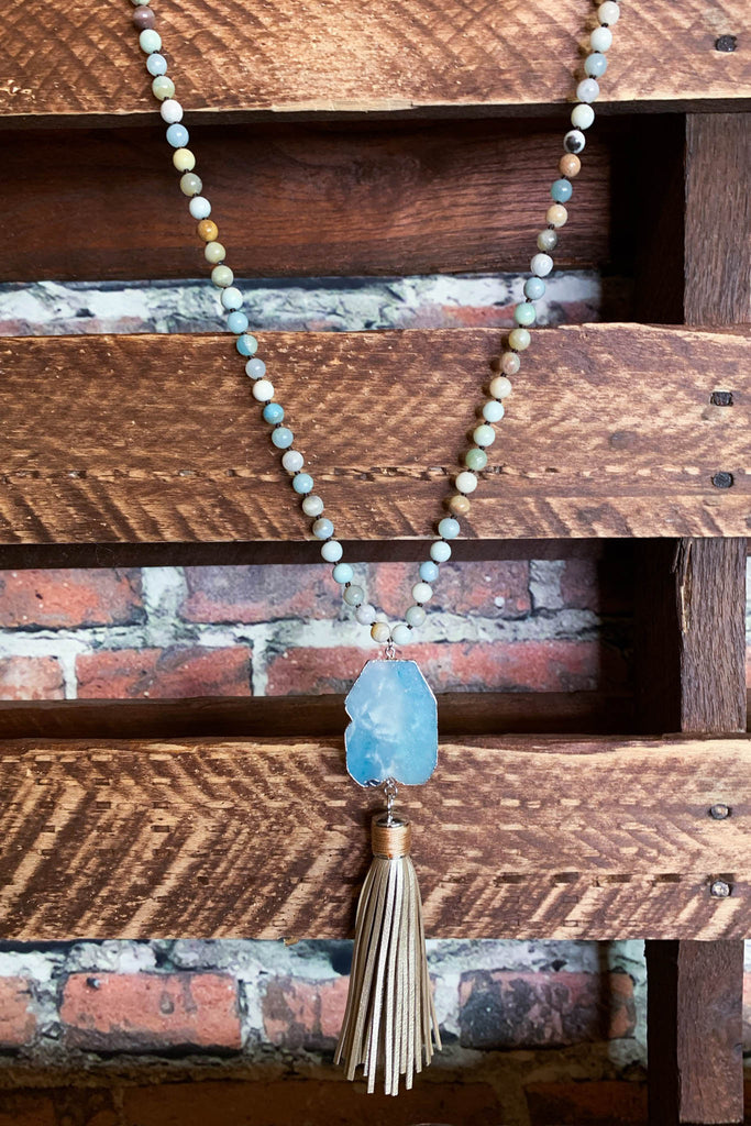 Piece of Paradise Coast Natural Stone Necklace