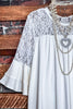 UNFORGETTABLE BEAUTY WHITE LACE TUNIC