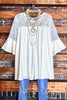 UNFORGETTABLE BEAUTY WHITE LACE TUNIC