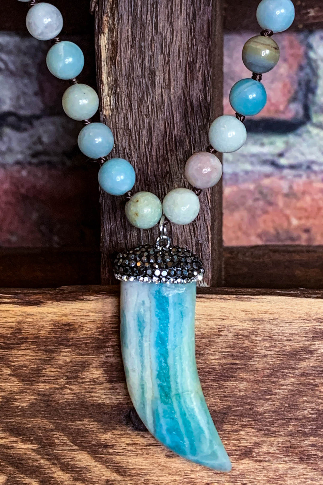 Boho Natural Stones Necklace-------Sale