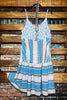 Good Days Ahead Blue & Multi-Color Midi Dress-----------SALE