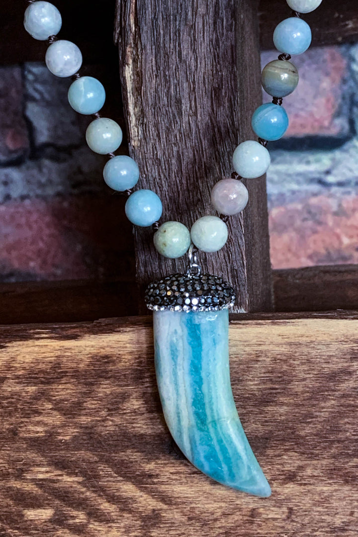 Boho Natural Stones Necklace-------Sale