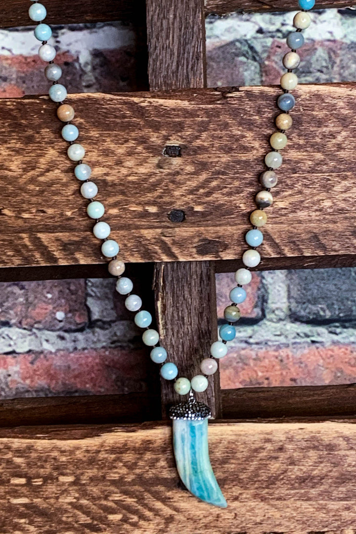 Boho Natural Stones Necklace-------Sale
