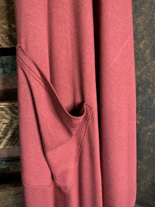 LACE VEST IN MARSALA-----------SALE