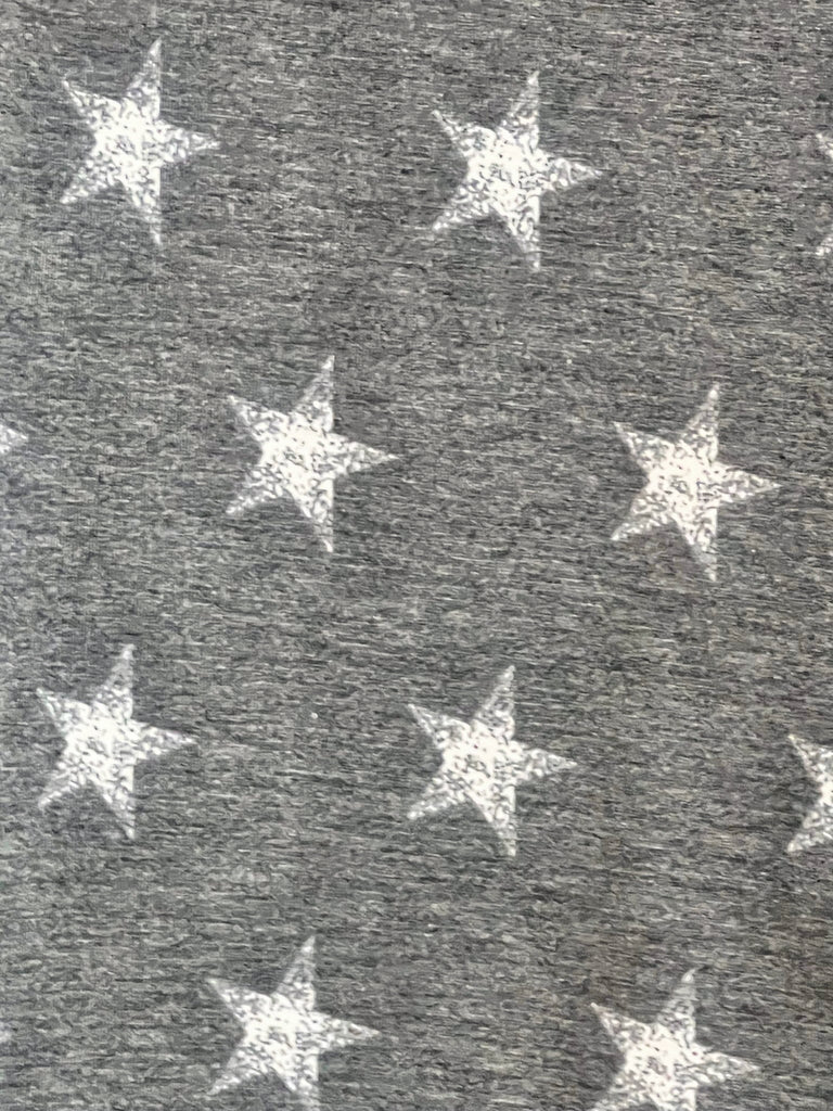 INFINITE DREAMS STARS PRINT SLEEVELESS TUNIC IN GRAY