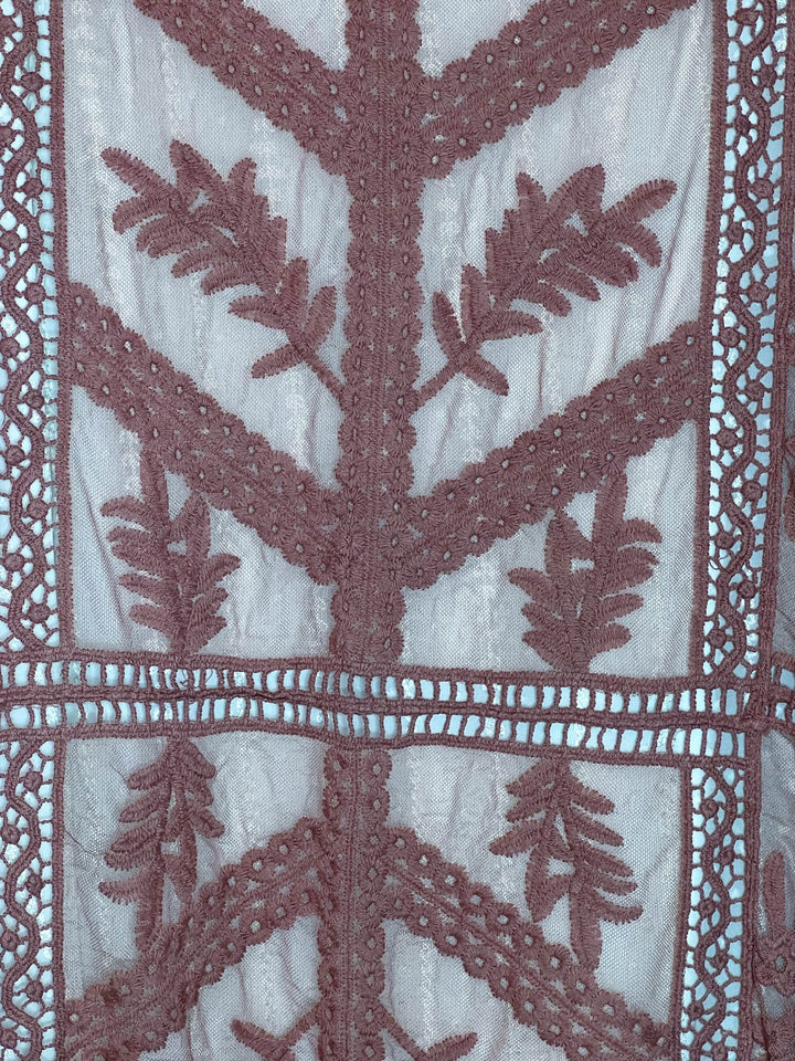 YOU'RE MY DREAM VINTAGE ROSE LACE DUSTER KIMONO