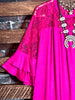 UNFORGETTABLE BEAUTY PINK LACE TUNIC