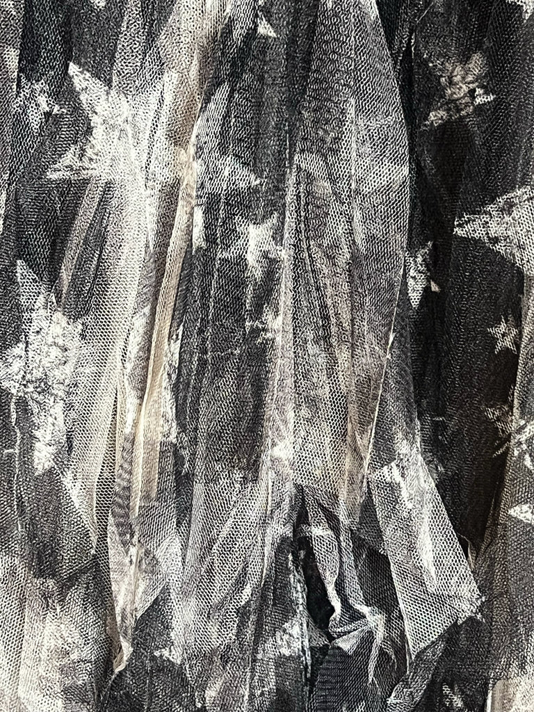 The Sweetest Star Vintage Lace Midi Vest Duster Beige & Black