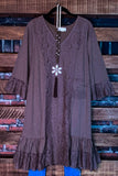 BROWN MOCHA LACE DRESS-----SALE