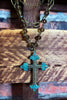 Vintage Victorian Inspired Cross Layered Necklace